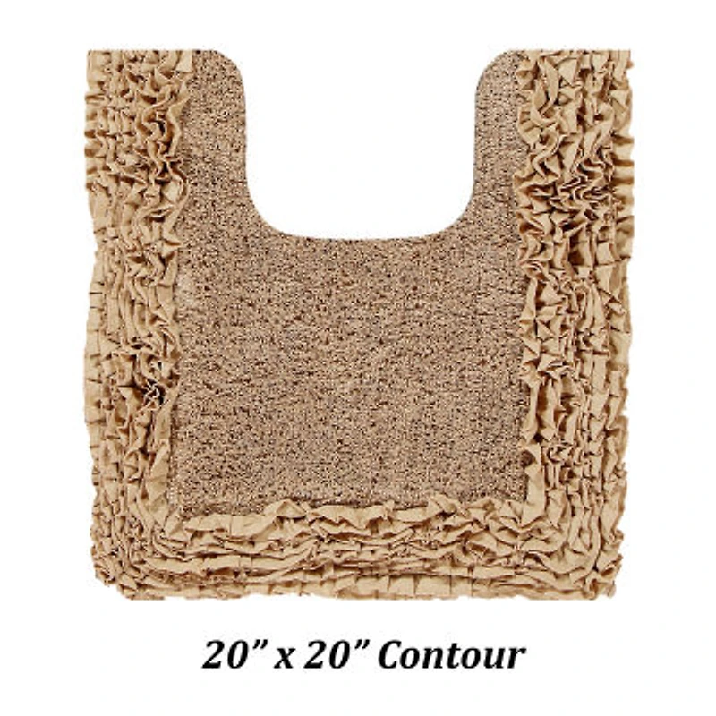 Better Trends Shaggy Border Mat Bath Rug