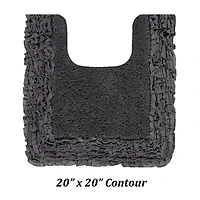 Better Trends Shaggy Border Mat Bath Rug