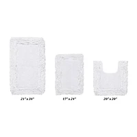 Better Trends Shaggy Border Mat Bath Rug