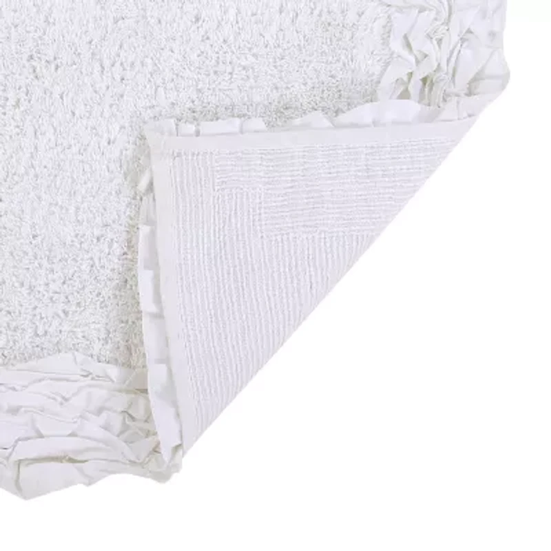 Better Trends Shaggy Border Mat Bath Contour Rug