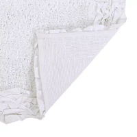 Better Trends Shaggy Border Mat Bath Contour Rug