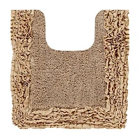 Better Trends Shaggy Border Mat Bath Contour Rug