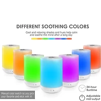 Bell + Howell Top Fill Humidifier, Aroma Diffuser & Mood Light