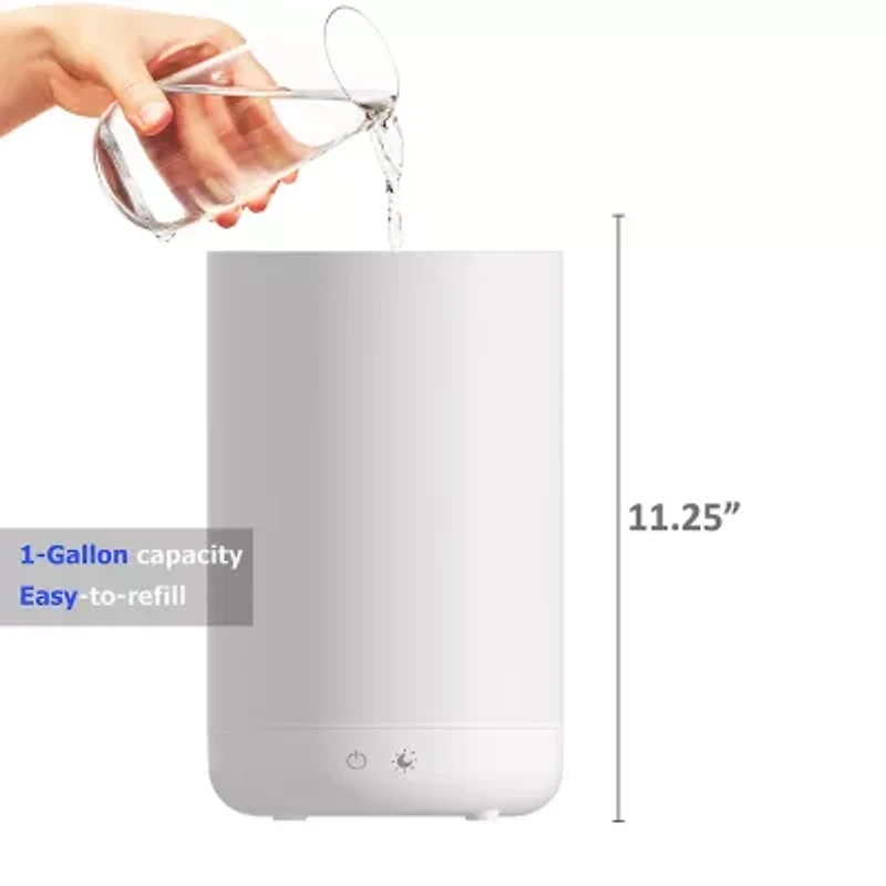 Bell + Howell Top Fill Humidifier, Aroma Diffuser & Mood Light