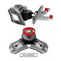 Bell + Howell Triburst Multi-Directional High Intensity Lighting for Indoor and Outdoor, Shop, Ceiling, and Garage Lighting