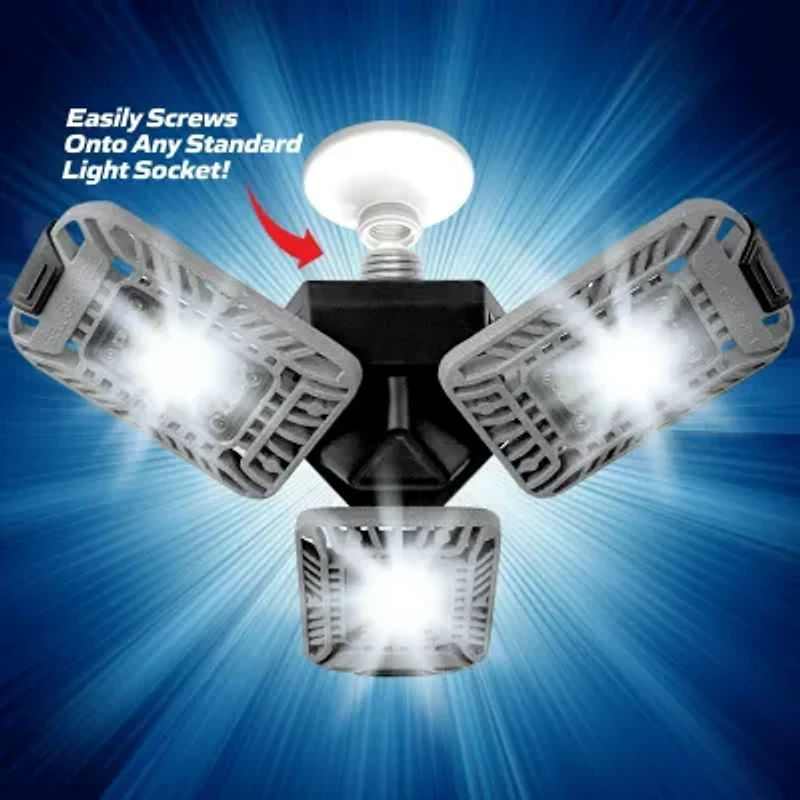 Bell + Howell Triburst Multi-Directional High Intensity Lighting for Indoor and Outdoor, Shop, Ceiling, and Garage Lighting