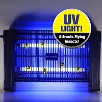 Bell + Howell Monster Zapper Electric Pest Control Attracts and Kills Houseflies, Mosquitoes, and Gnats