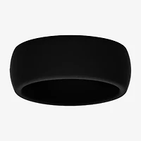 Mens 8MM Silicone Wedding Band