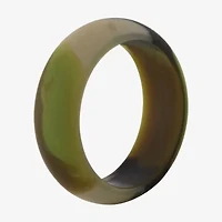 Camo Mens 8MM Silicone Wedding Band