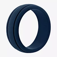 Mens 8MM Silicone Wedding Band