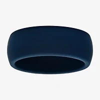 Mens 8MM Silicone Wedding Band