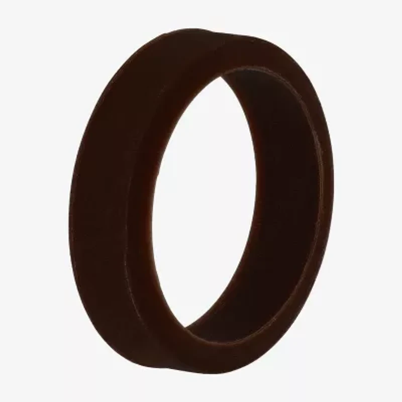 Mens 6MM Silicone Wedding Band