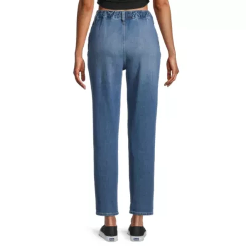 Arizona Juniors Womens High Rise Mom Jean