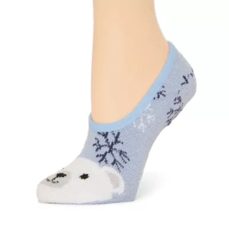 Mixit Cozy Holiday Womens 1 Pair Liner Socks