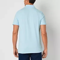 St. John's Bay Premium Stretch Mens Classic Fit Short Sleeve Polo Shirt