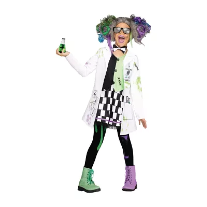Little & Big Kid Girls Mad Scientist Costume