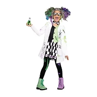 Little & Big Kid Girls Mad Scientist Costume