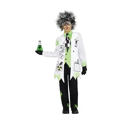 Little & Big Kid Boys Mad Scientist Costume