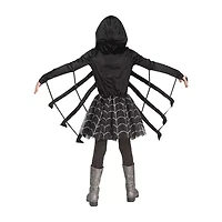 Little & Big Kid Girls Sparkling Spider Costume