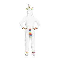 Little & Big Kid Girls Rainbow Unicorn Costume