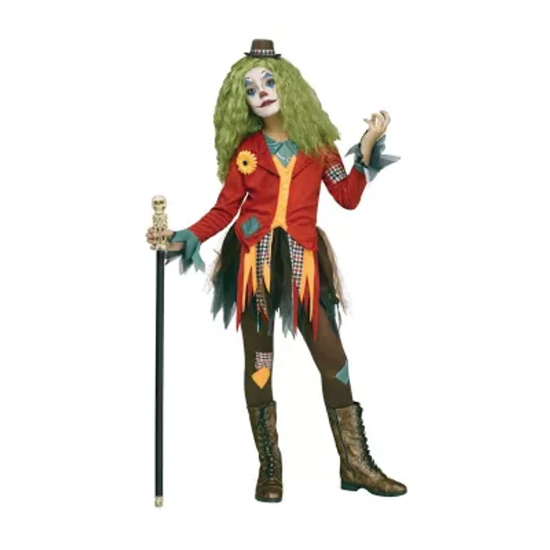 Little & Big Kid Girls Rowdy Clown Costume