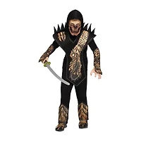 Little & Big Kid Boys Skull Dragon Ninja Costume