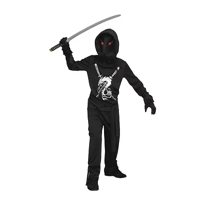 Little & Big Kid Boys Fade In/Out Ninja Costume