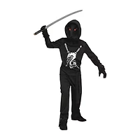 Little & Big Kid Boys Fade In/Out Ninja Costume
