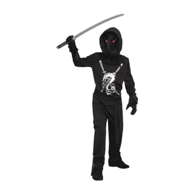 Little & Big Kid Boys Fade In/Out Ninja Costume