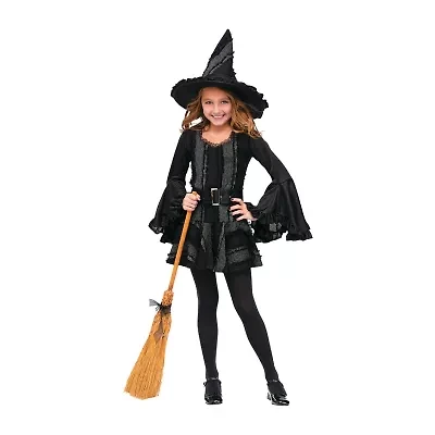 Little & Big Kid Girls Witch Stitch Costume