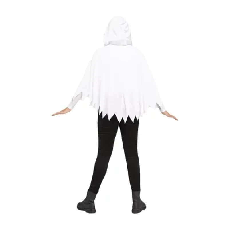 Womens Here For The Boos Only Poncho Costume