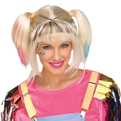 Womens Roller Derby Rascal Wig Costume Accessory