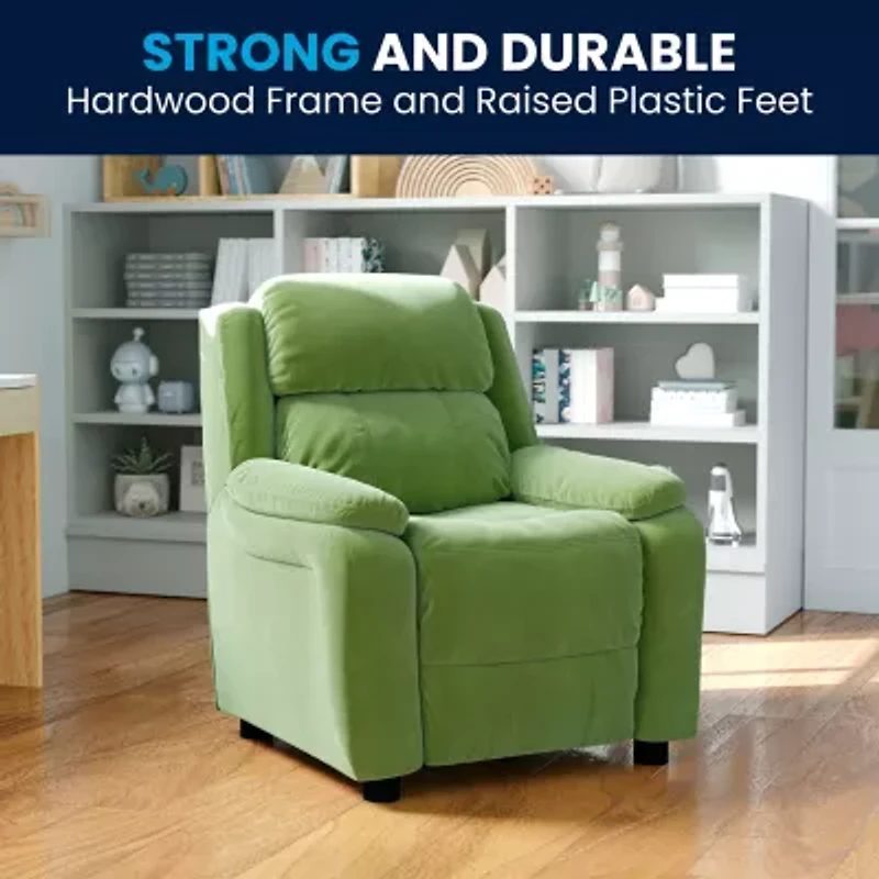 Charlie Padded Arm Recliner for Kids