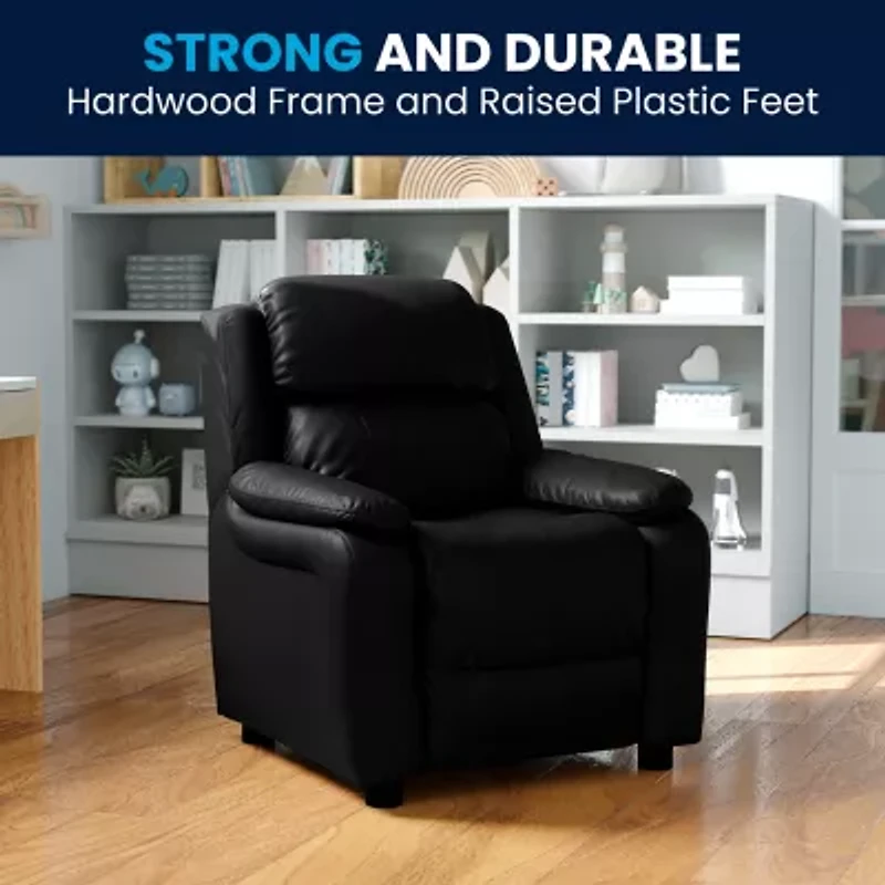 Charlie Padded Arm Recliner for Kids