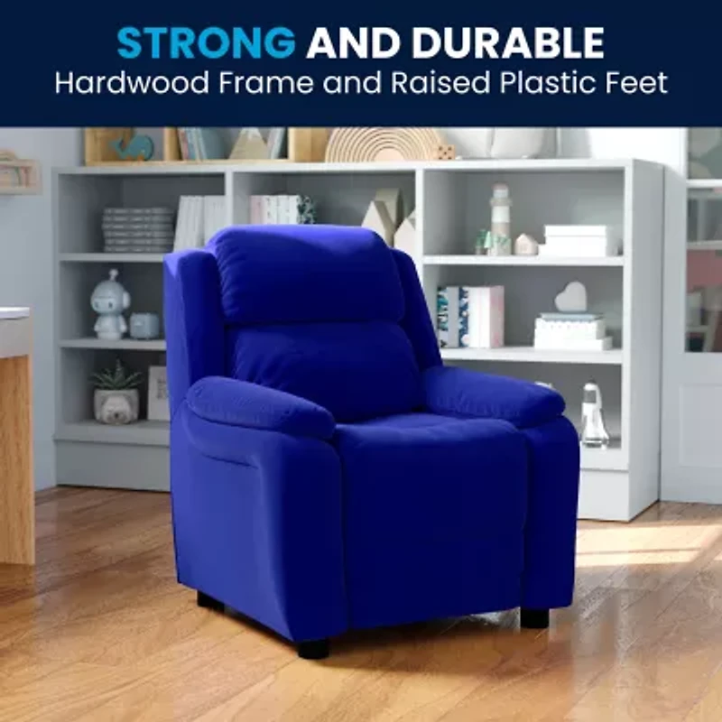 Charlie Padded Arm Recliner for Kids