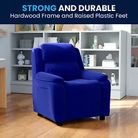 Charlie Padded Arm Recliner for Kids