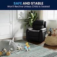 Charlie Padded Arm Recliner for Kids