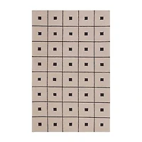 Martha Stewart Sofia Geometric Hand Tufted Indoor Rectangular Area Rug