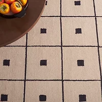 Martha Stewart Sofia Geometric Hand Tufted Indoor Rectangular Area Rug