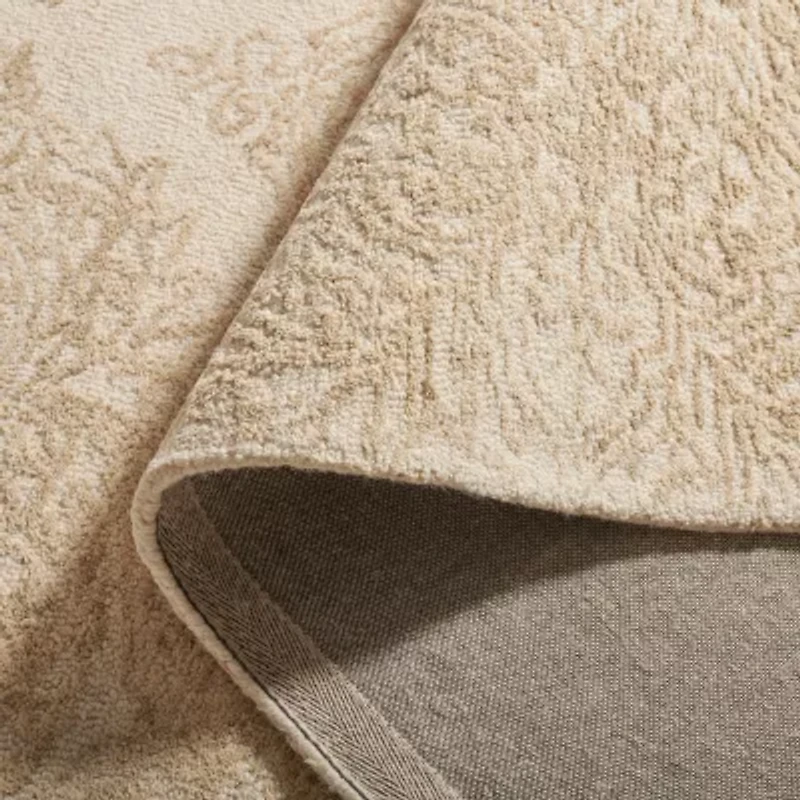 Martha Stewart Abel Floral Hand Tufted 6' X 6' Indoor Square Area Rug