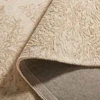 Martha Stewart Abel Floral Hand Tufted 6' X 6' Indoor Square Area Rug