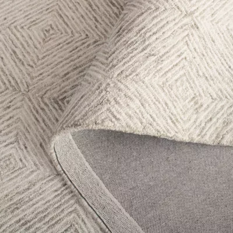 Martha Stewart Camden Geometric Hand Tufted Indoor Rectangular Area Rug
