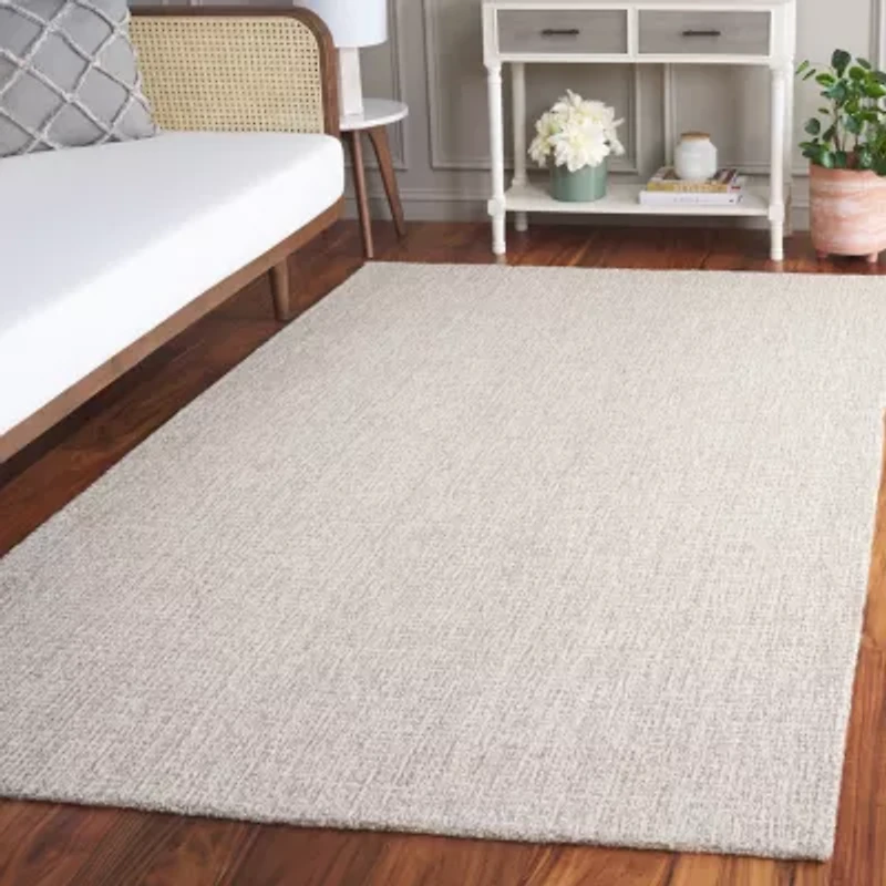 Martha Stewart Dania Solid Hand Tufted Indoor Rectangular Area Rug