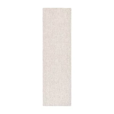 Martha Stewart Dania Solid Hand Tufted 27" X 96" Indoor Rectangular Runner