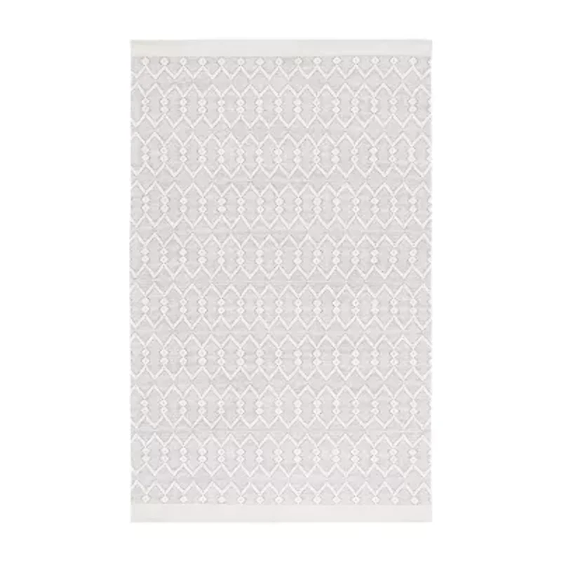Martha Stewart Aria Bordered Loomed Indoor Rectangular Area Rug