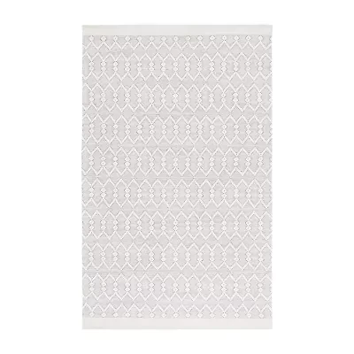 Martha Stewart Aria Bordered Loomed Indoor Rectangular Area Rug