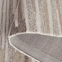 Martha Stewart Danica Stripe Hand Tufted Indoor Rectangular Area Rug