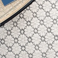 Martha Stewart Rana Floral Woven 27" X 96" Indoor Rectangular Runner