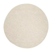 Martha Stewart Ella Medallion Hand Tufted 6' X 6' Indoor Round Area Rug