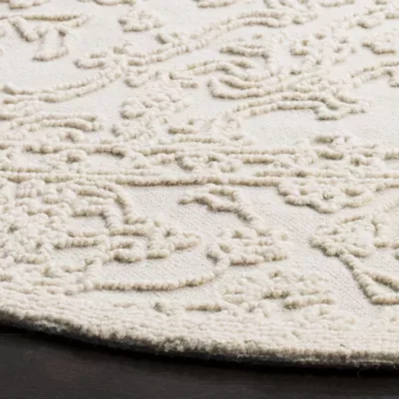 Martha Stewart Ella Medallion Hand Tufted 6' X 6' Indoor Round Area Rug